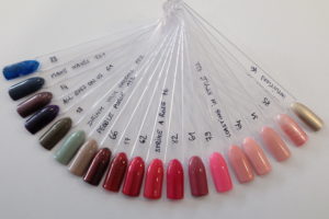 nuancier couleurs vernis semi-permanent